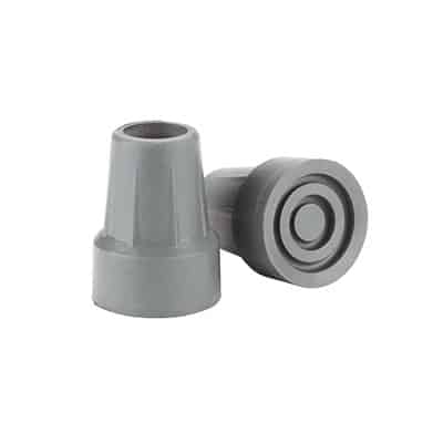 One Pair Grey Crutch Tip