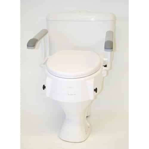 Raised Toilet seat with Arms