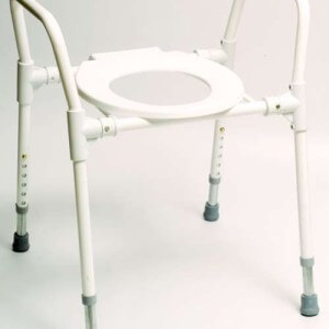 Foldable Over Toilet Frame or Commode - Able Medilink Foldable Over Toilet Frame or Commode - Able Medilink