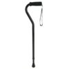 Black Walking Stick with Strap