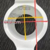 over toilet frame splash guard
