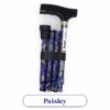 Folding Walking Stick - Paisley
