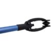 360 degree rotating arm and has a grip-locking trigger feature