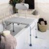 Adjustable backrest and handle