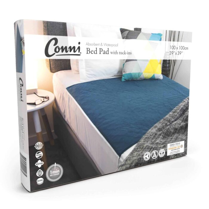 Teal Blue Conni Bed Pad