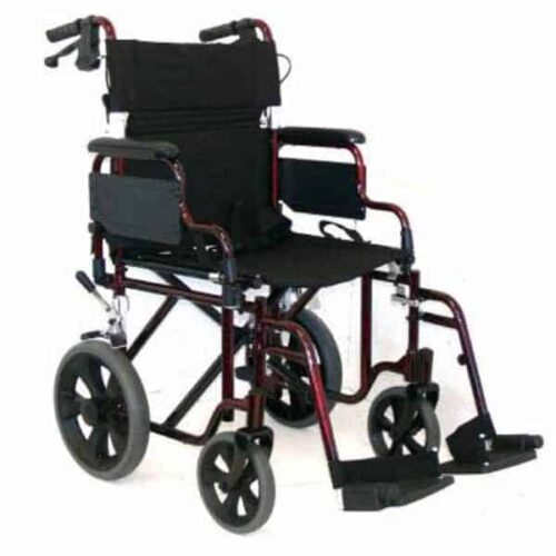 Folding Deluxe Transit Wheelchair