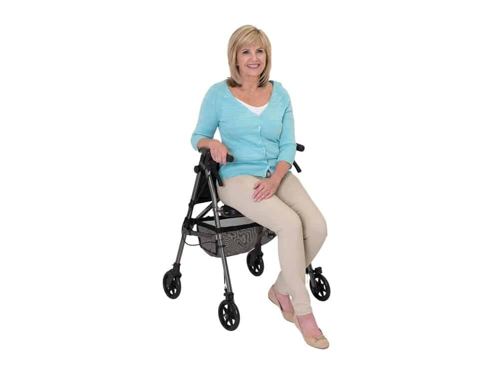 EZ Fold N Go Rollator Sitting