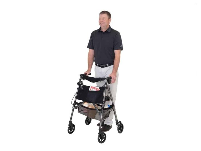 EZ Fold N Go Rollator Standing