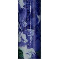 Folding Walking Stick - Blue Floral