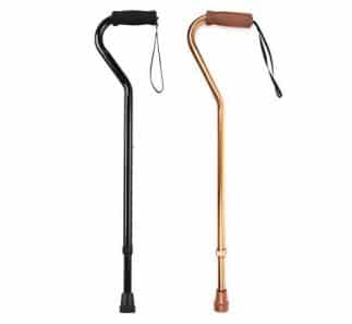 Swan Neck Walking Stick with Strap