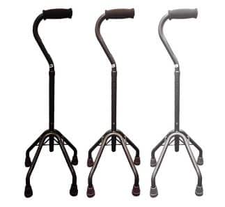 Quad Large Base Walking Stick