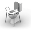 Space Saver Toilet Seat Raiser