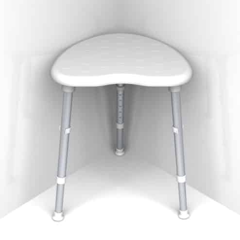 Space Saver Corner Shower Stool