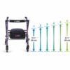 Airgo Ultra-Light Rollator- Multi Height