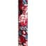 Soft Grip T Shape Handle Walking Stick Floral Crimson