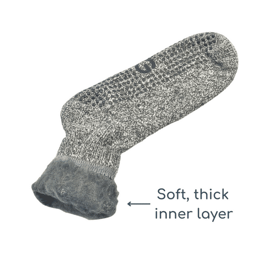 Gripperz Wool Socks - Non Slip - Earth - Medium • Able Medilink