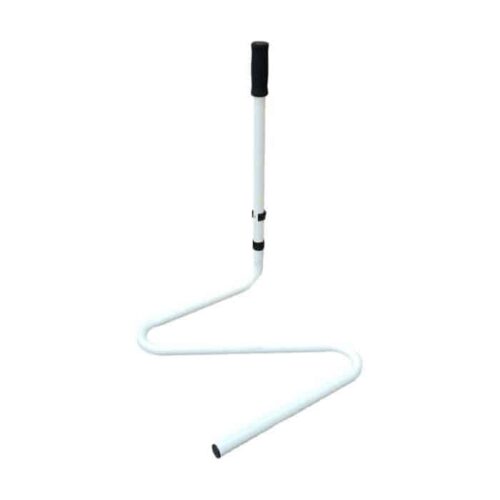 PQUIP S-Shaped Adjustable Bed Pole with Foam Grip