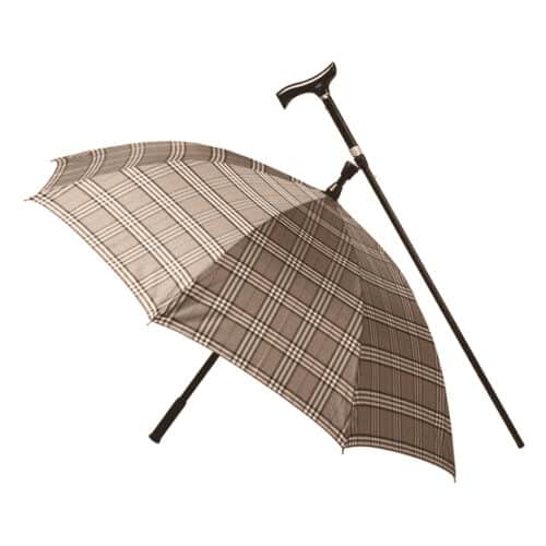 Brown Carbon Fibre Umbrella Cane