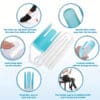 Sock Aid (Terry Towelling) - Teal - Image 2