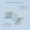 Slide Sleeper - Cotton Overslip - White - Image 2