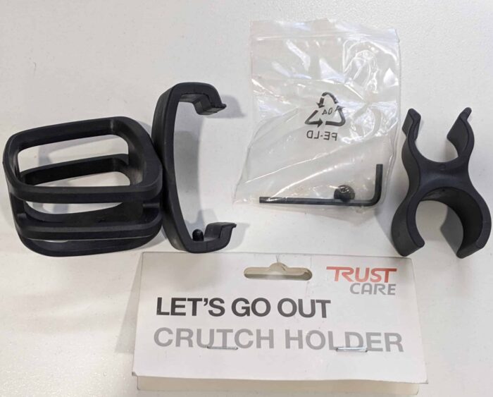 Trust Let's Go Out crutch holder