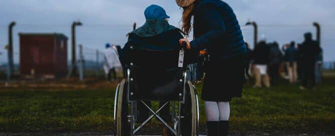 Helping Someone in a Wheelchair