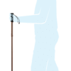 Folding Hiking Stick - Single - Image 3