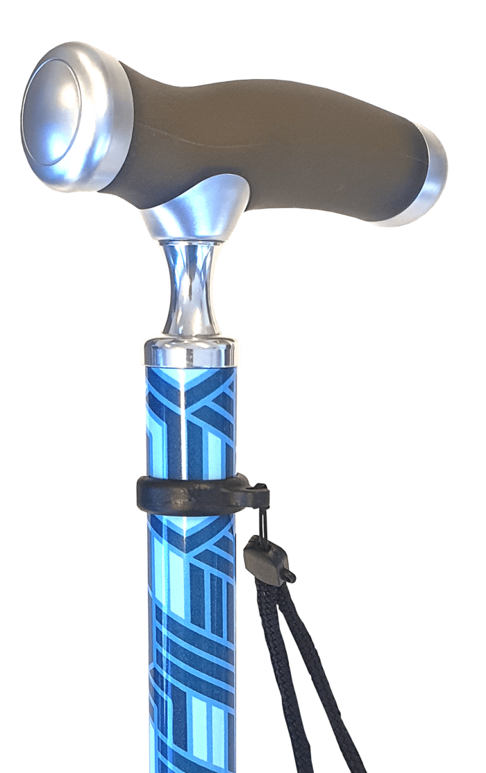Walking Stick with Silicone Handle