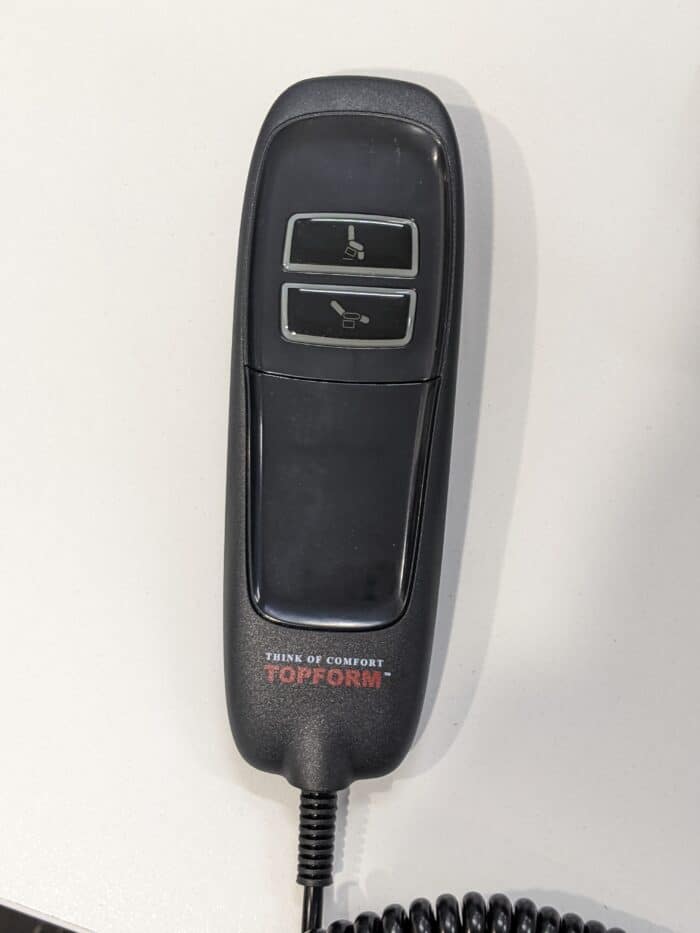TopForm 1 motor Remote Handset