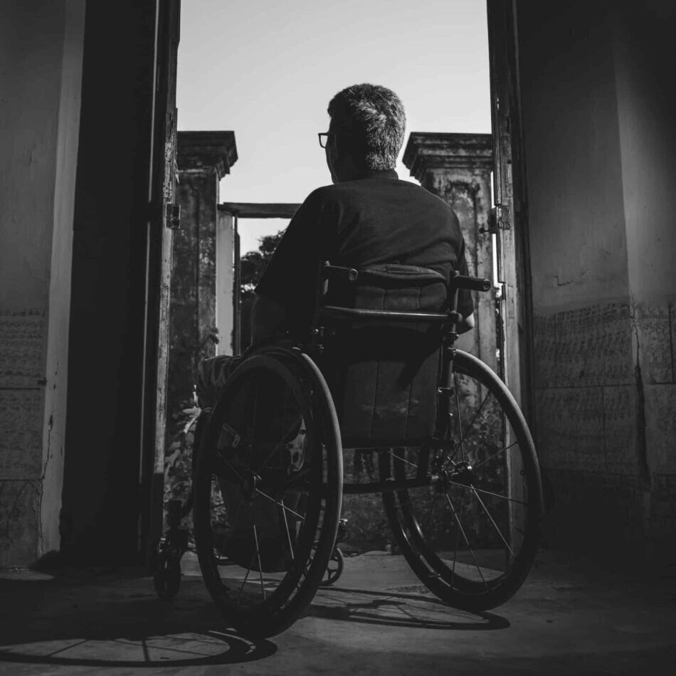 Elderly Using a Wheel Chair