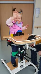 Kid on a rollator