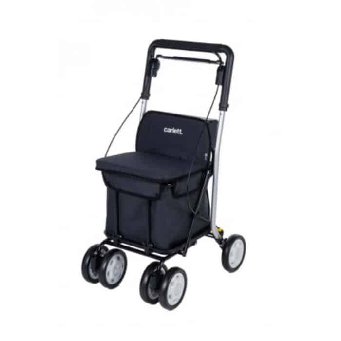 Comfort Move Carlett – The Ultimate Shopper / Rollator – Black