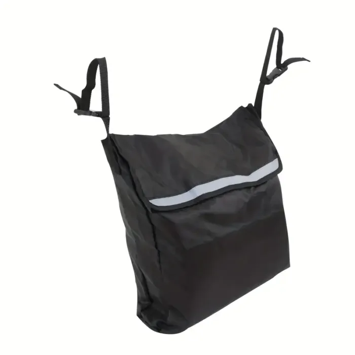 18' x 16' Black Wheelchair Bag W/ Ref Stripe