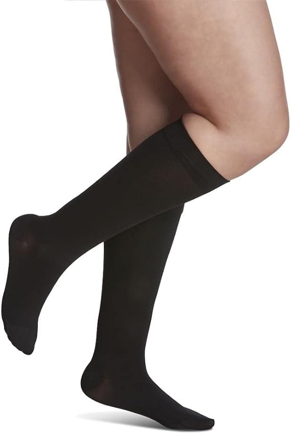 Sigvaris - Style Soft Opaque -Calf - BLACK