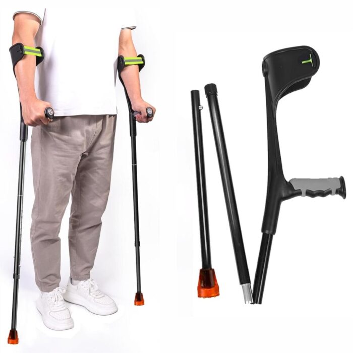 Adjustable Euro Forearm Crutch with Elbow Strap (Single) - Image 5