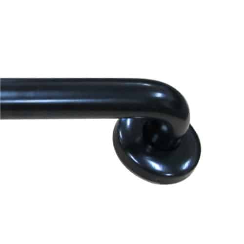 Satin Stainless Steel Grab Rail - Black