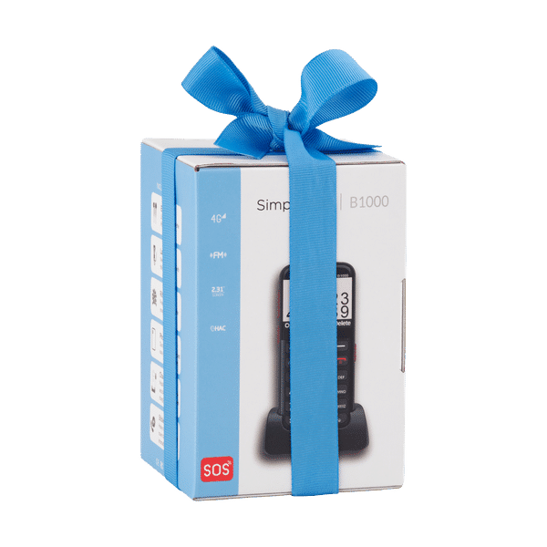 Blue Seniors 4G Mobile Phone Blue - Add An Unlimited Telstra SIM - Image 3