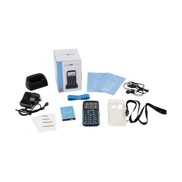 Blue Seniors 4G Mobile Phone Blue - Add An Unlimited Telstra SIM - Image 5