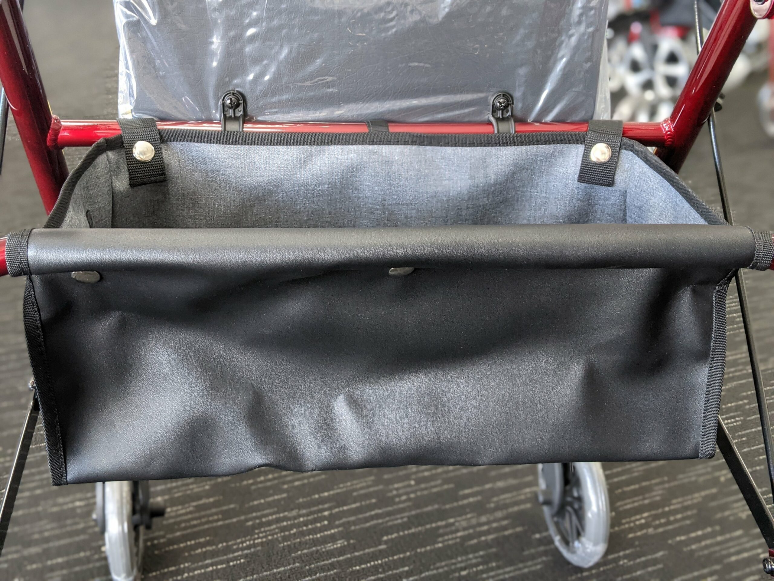 Vinyl - Four wheel Rollator Bag - Image 2