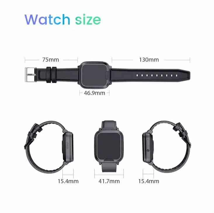 Watch Alarm 4G – For medical purposes - BLACK With Telstra SIM - Image 5