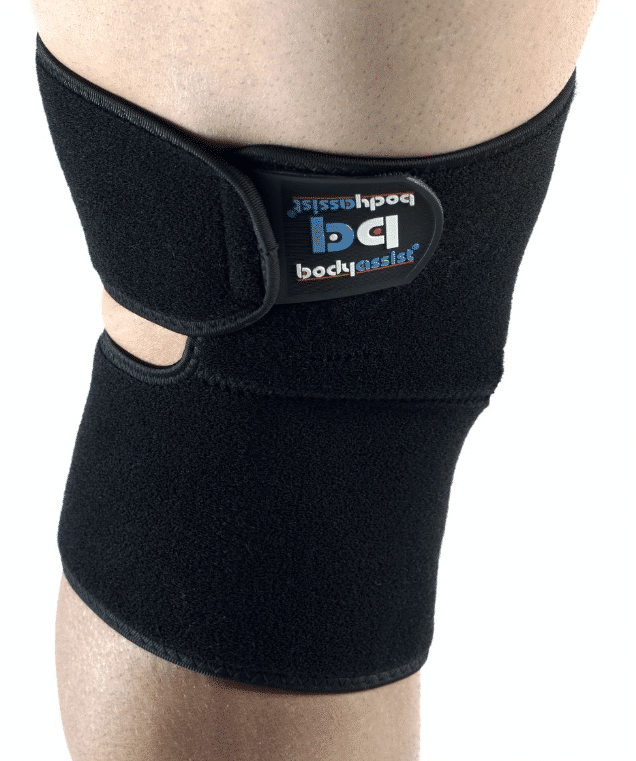 Thermal Knee Wrap with Gel Buttress - Black