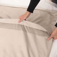 CONNI Waterproof Quilt Cover - Ivory- 140x210cm - Single - Image 3