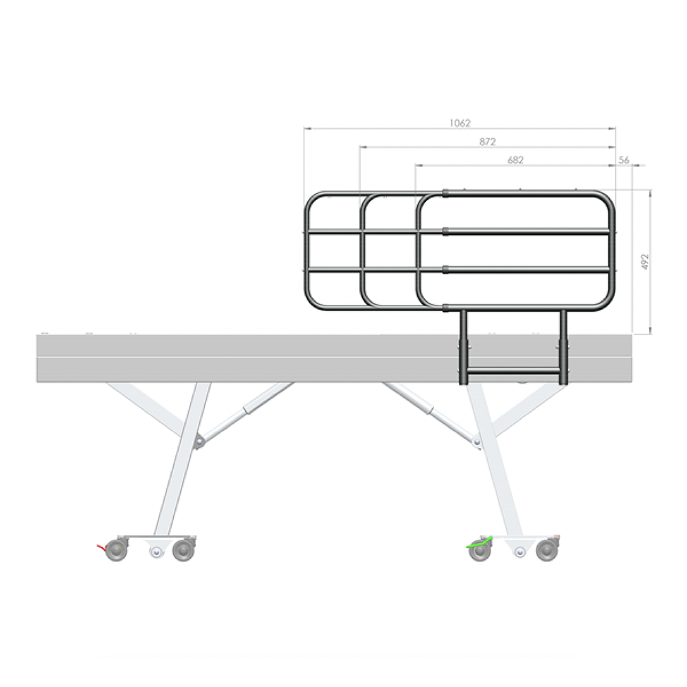 Aspire ComfiMotion Activ Care Bed | Extendable Rail - Image 2