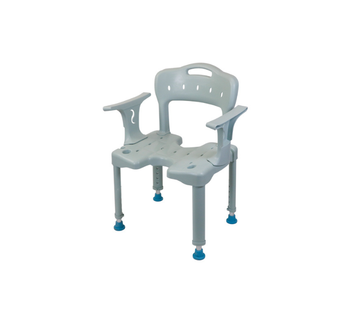 Shower Chair W/Backrest - Image 2