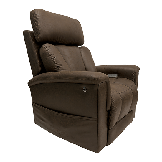 Aspire Rembrandt X5 Lift Recline Chair - Mahogany Microsuede - Image 7