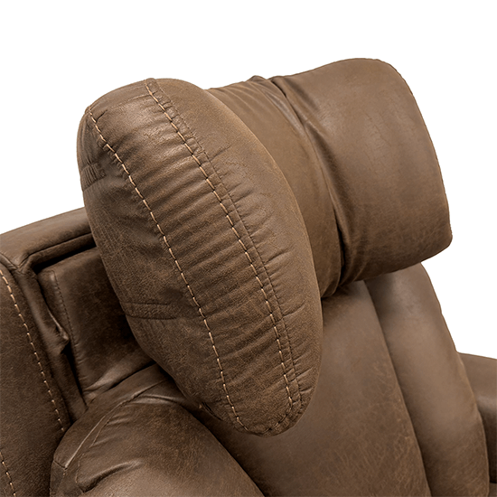 Aspire Rembrandt X5 Lift Recline Chair - Mahogany Microsuede - Image 5