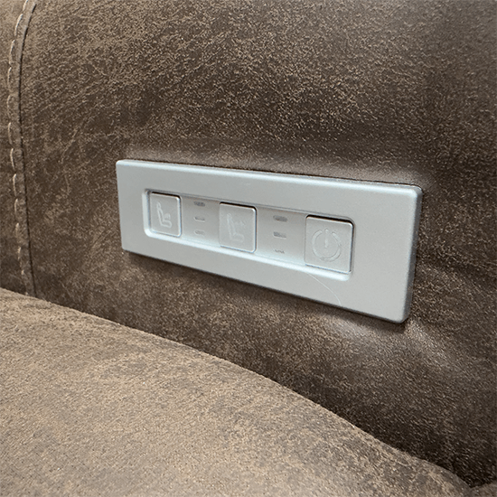 Aspire Rembrandt X5 Lift Recline Chair - Mahogany Microsuede - Image 3
